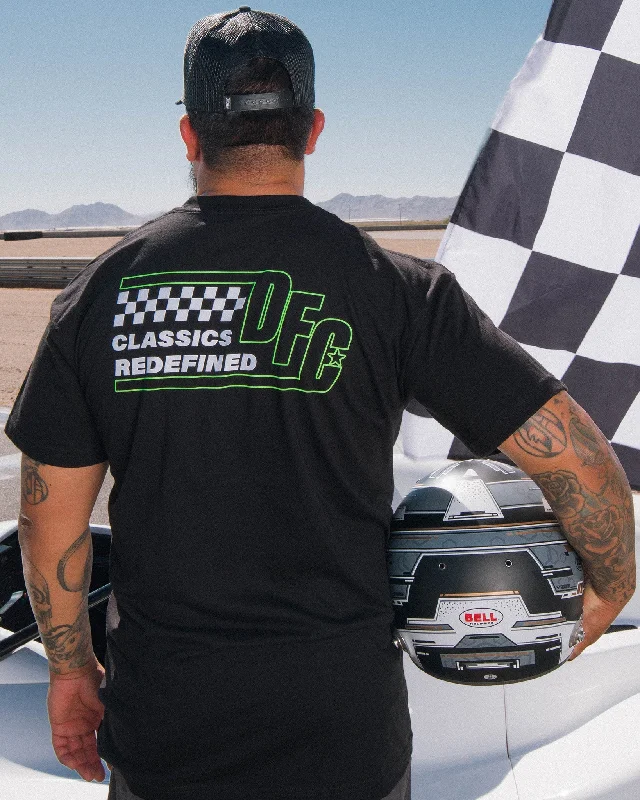 Crazy Savings Racer Classics T-Shirt - Black