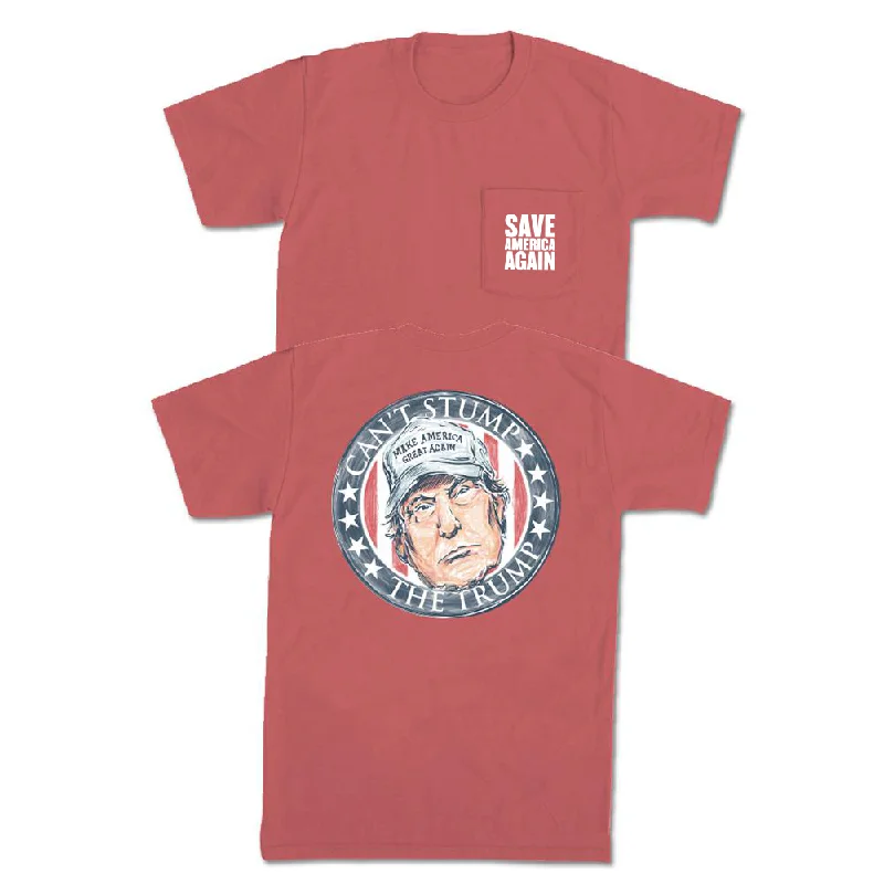 Can't Be Beat Save America Again Pocket Tee