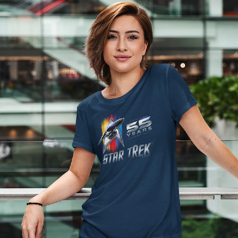 Time-Limited Offer Star Trek 55th Anniversary Women's Short Sleeve T-Shirt