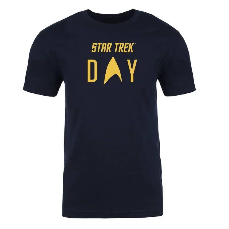 Today’s Deal Star Trek Day Logo Adult Short Sleeve T-Shirt