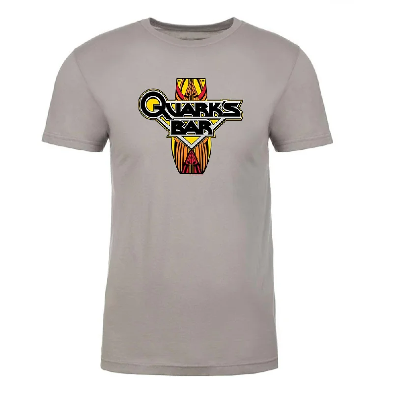 Big Savings Star Trek: Deep Space Nine Quark's Bar Vintage Logo Adult Short Sleeve T-Shirt