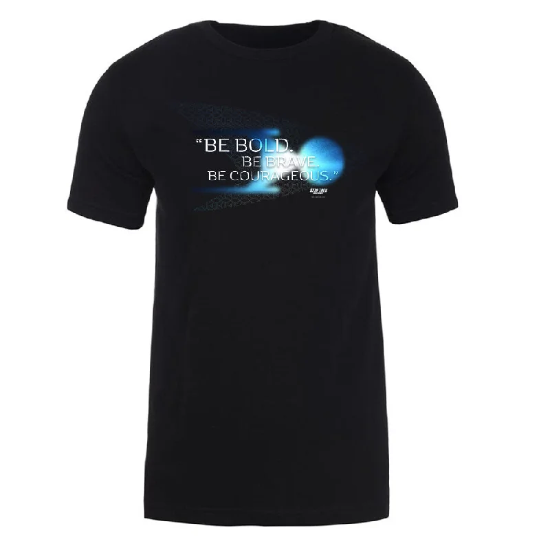 Weekend Specials to Relish Star Trek: Discovery Be Bold. Be Brave. Be Courageous. Adult Short Sleeve T-Shirt Weekend Specials to Relish Star Trek: Discovery Be Bold. Be Brave. Be Courageous. Adult Short Sleeve T-Shirt