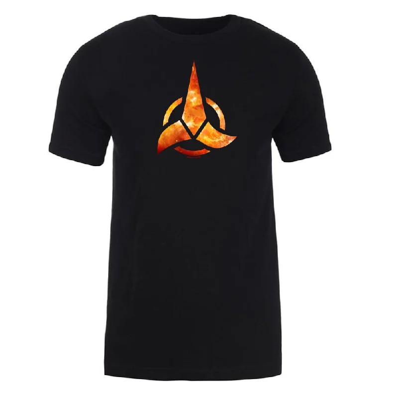 Weekend Steals Await Star Trek: Discovery Klingon Logo Adult Short Sleeve T-Shirt