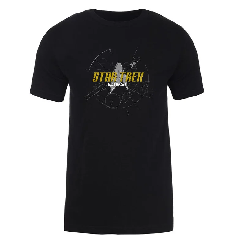 Weekend Deals That Wow Star Trek: Discovery Logo Sketch Adult Short Sleeve T-Shirt