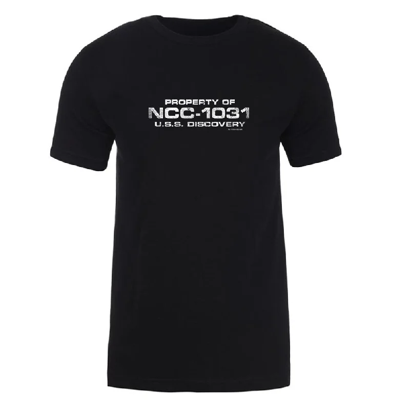 Weekend Bargains to Enjoy Star Trek: Discovery Property of U.S.S. Discovery Adult Short Sleeve T-Shirt Weekend Bargains to Enjoy Star Trek: Discovery Property of U.S.S. Discovery Adult Short Sleeve T-Shirt
