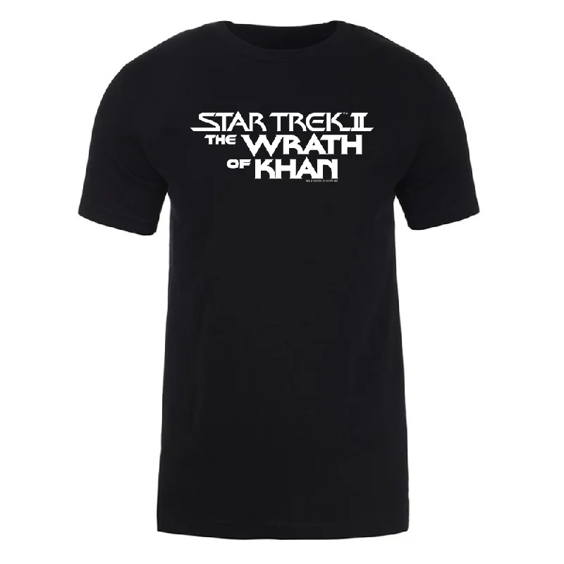 Weekend Specials Just for You Star Trek II: The Wrath of Khan Logo Adult Short Sleeve Shirt Weekend Specials Just for You Star Trek II: The Wrath of Khan Logo Adult Short Sleeve Shirt