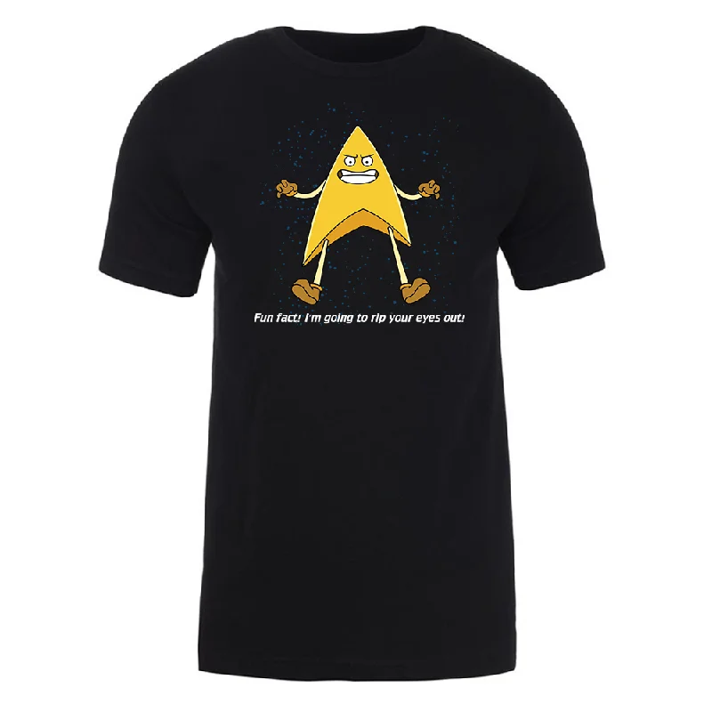 Price Slash Star Trek: Lower Decks Badgey Fun Fact Adult Short Sleeve T-Shirt