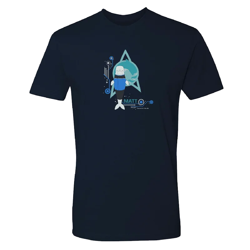 Unmissable Offer Star Trek: Lower Decks Matt Cetacean Ops Delta Logo Adult Short Sleeve T-Shirt