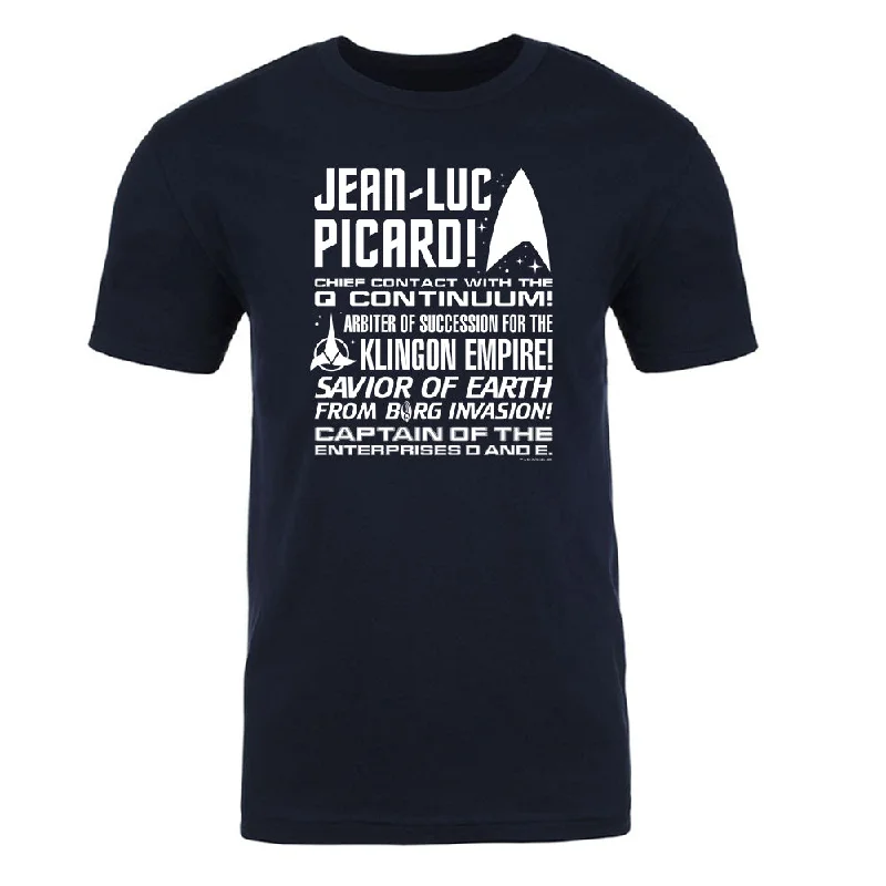 Weekend Offers You Can't Ignore Star Trek: Picard Tribute Adult Short Sleeve T-Shirt Weekend Offers You Can't Ignore Star Trek: Picard Tribute Adult Short Sleeve T-Shirt