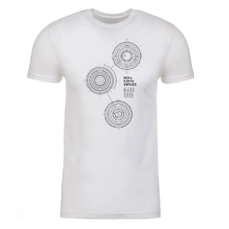 Best Deals Star Trek: Picard Utopia Planitia Shipyards Adult Short Sleeve T-Shirt