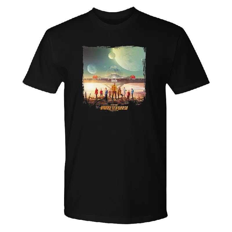 Final Sale Star Trek: Strange New Worlds Landing Party Key Art T-Shirt