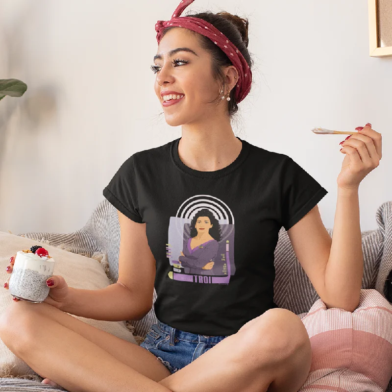 Weekend Extravaganza: Shop Now Star Trek: The Next Generation Deanna Troi Adult Short Sleeve T-Shirt Weekend Extravaganza: Shop Now Star Trek: The Next Generation Deanna Troi Adult Short Sleeve T-Shirt