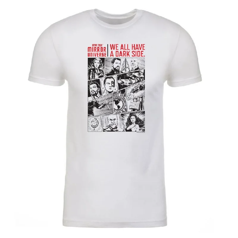 Weekend Discounts to Celebrate Star Trek: The Next Generation Mirror Universe We All Have a Dark Side Adult Short Sleeve T-Shirt Weekend Discounts to Celebrate Star Trek: The Next Generation Mirror Universe We All Have a Dark Side Adult Short Sleeve T-Shirt