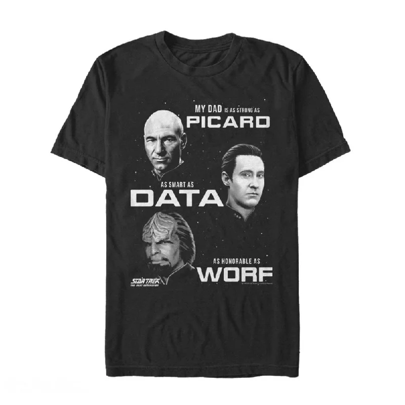 Weekend Savings Extravaganza Star Trek: The Next Generation My Dad Is Graphic T-Shirt Weekend Savings Extravaganza Star Trek: The Next Generation My Dad Is Graphic T-Shirt