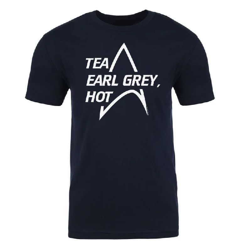 Price Drop Star Trek: The Next Generation Tea Earl Grey Hot Adult Short Sleeve T-Shirt Price Drop Star Trek: The Next Generation Tea Earl Grey Hot Adult Short Sleeve T-Shirt