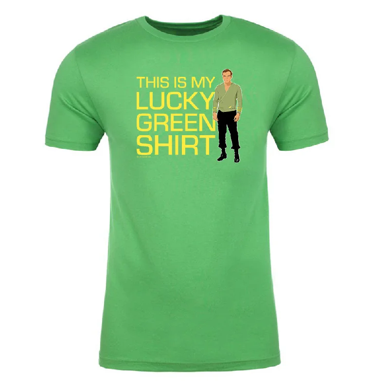 Weekend Discounts You Deserve Star Trek: The Original Series Lucky Green Shirt Adult Short Sleeve T-Shirt Weekend Discounts You Deserve Star Trek: The Original Series Lucky Green Shirt Adult Short Sleeve T-Shirt