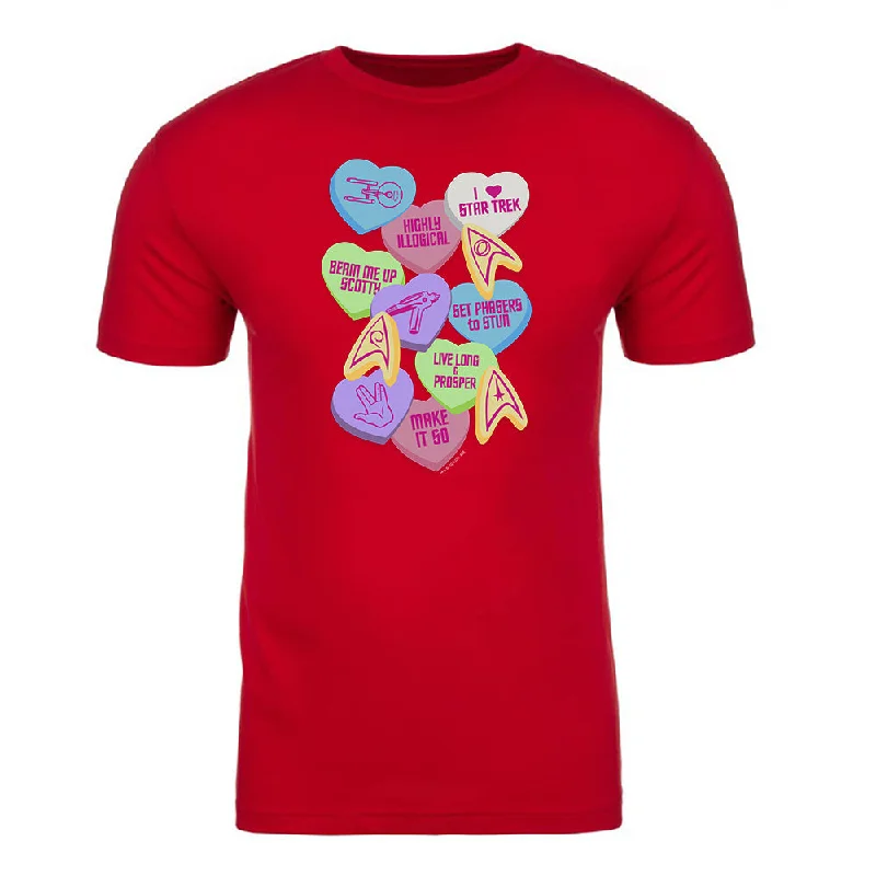 Weekend Special Star Trek Valentine's Day Collage Adult Short Sleeve T-Shirt