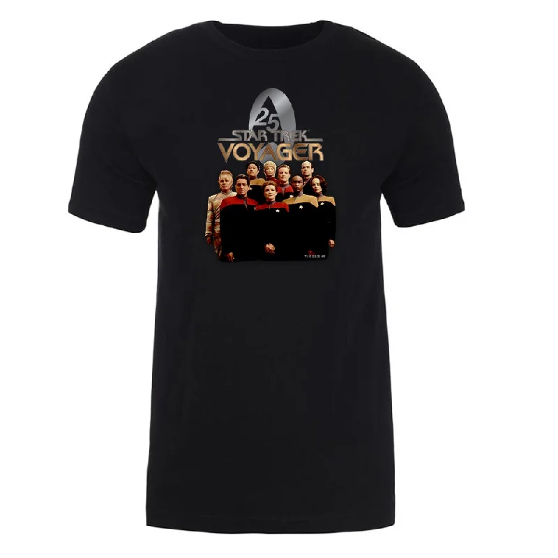 Weekend Offers That Shine Star Trek: Voyager 25 Gold Original Crew Adult Short Sleeve T-Shirt Weekend Offers That Shine Star Trek: Voyager 25 Gold Original Crew Adult Short Sleeve T-Shirt