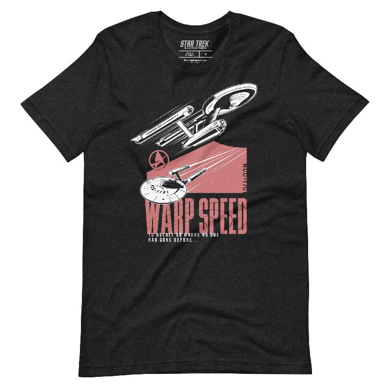 Massive Savings Star Trek Warp Speed Adult T-Shirt
