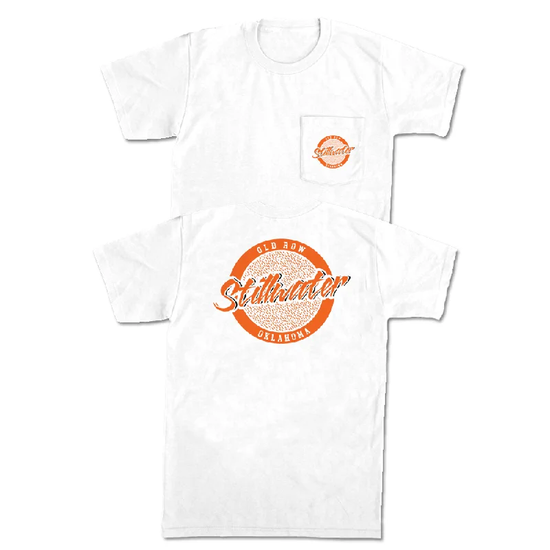 Low Price Stillwater, Oklahoma Circle Logo Pocket Tee