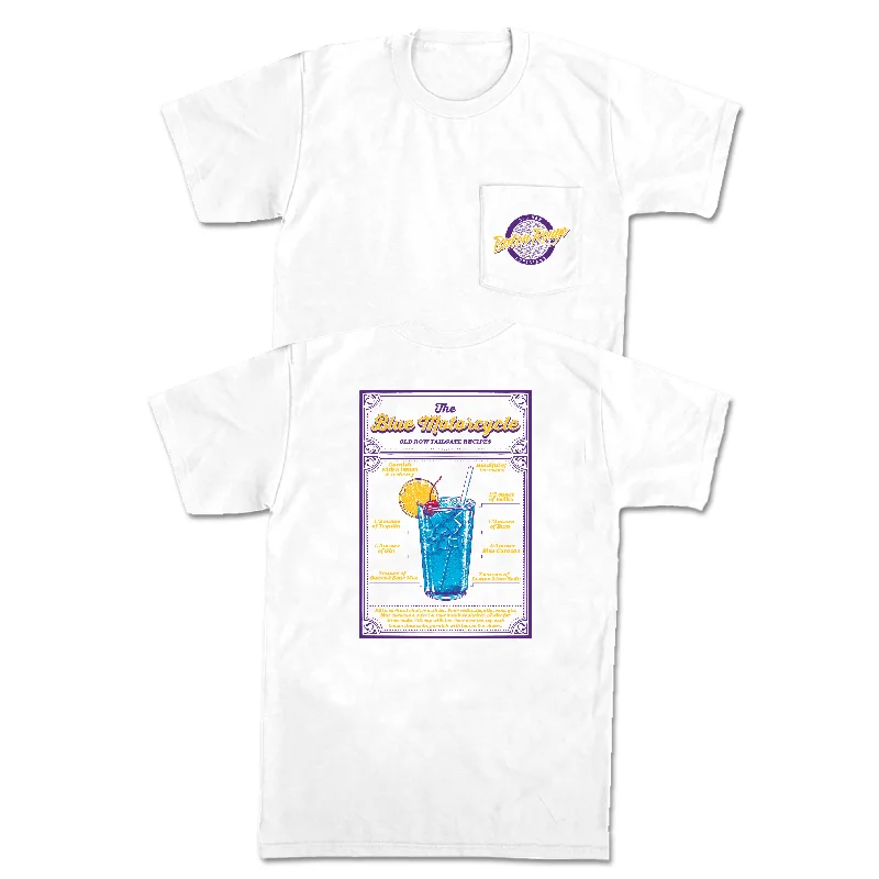 Must-Have Deals The Blue Motorcycle Pocket Tee
