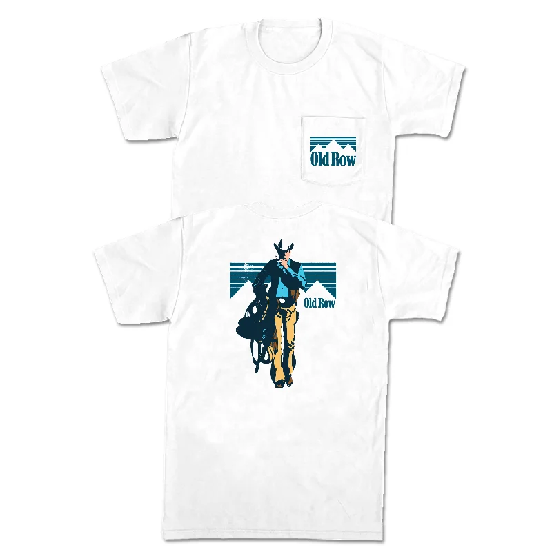 Special Discount The Cowboy 5.0 Pocket Tee (White)