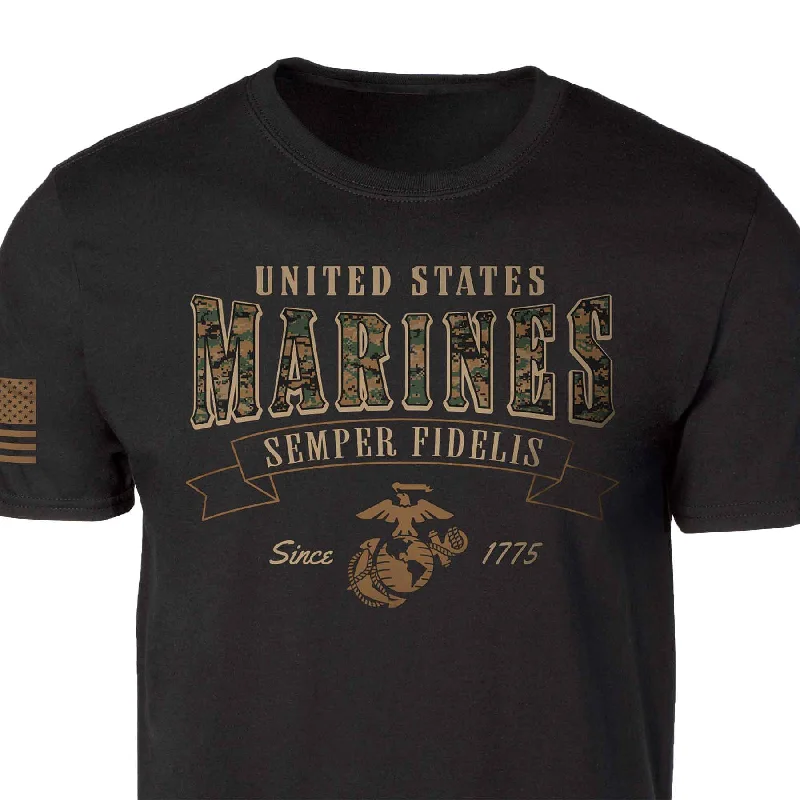 Price Slash USMC Marpat Camo T-shirt