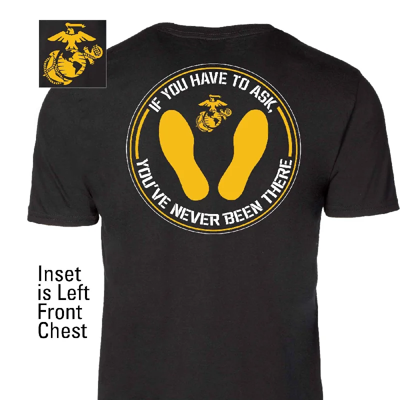 Unmissable Offer Marines Yellow Footprints T-shirt