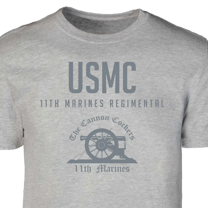 Price Break 11th Marines Regimental Tonal Patch Graphic T-shirt