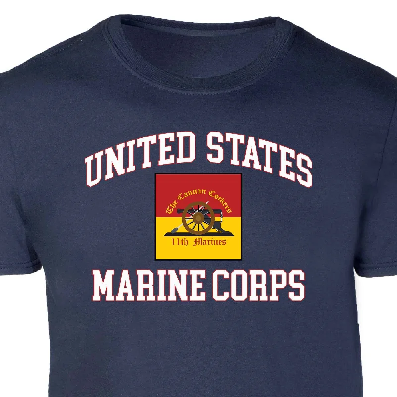 Savings Event 11th Marines Regimental USMC  Patch Graphic T-shirt