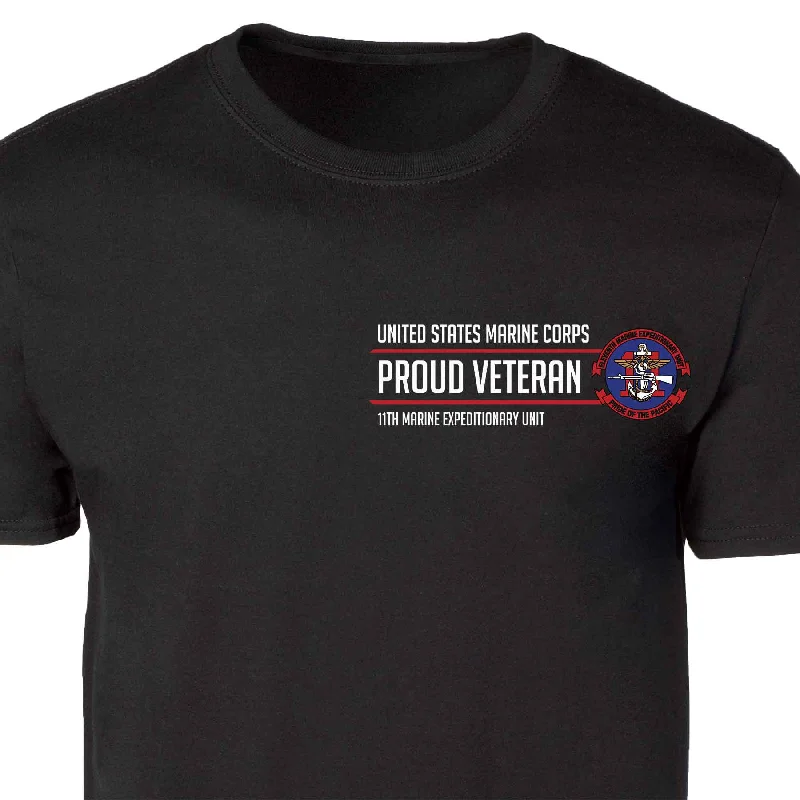 Bargain Prices 11th MEU Pride Of The Pacific Proud Veteran Patch Graphic T-shirt