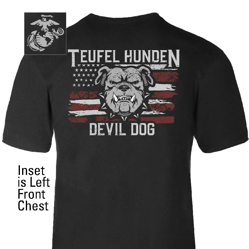Clearance Event USMC Teufel Hunden T-shirt