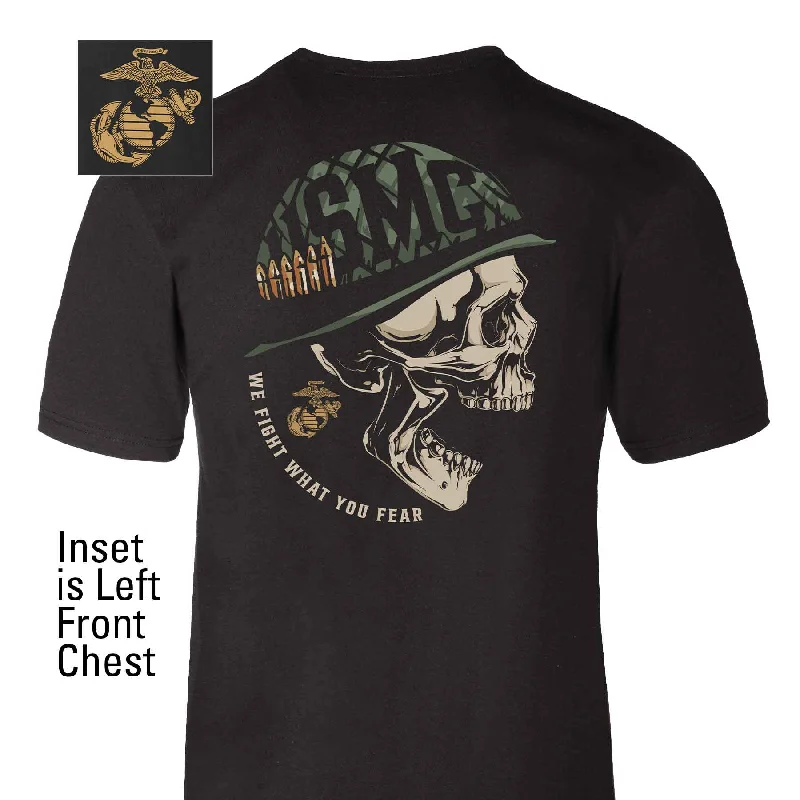 Clearance Sale USMC We Fight What You Fear T-shirt
