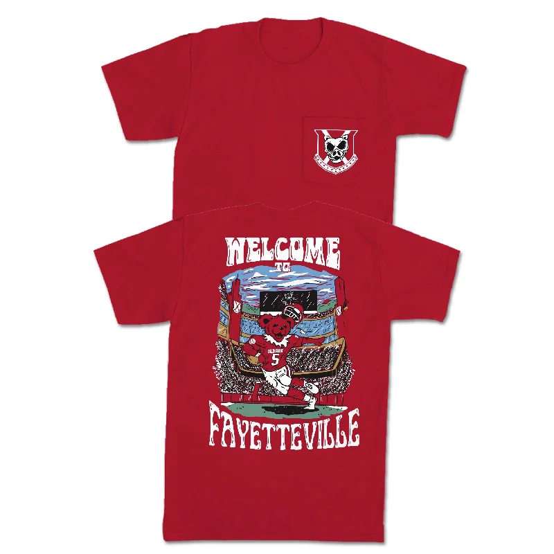 Quick Sale Welcome to Fayetteville Pocket Tee